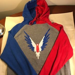 Logan Paul Merch Maverick Hoodie Blue/Red/White